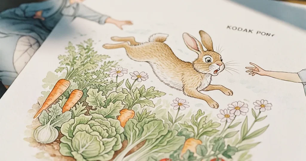 beatrix potter watercolor illustration integration 1