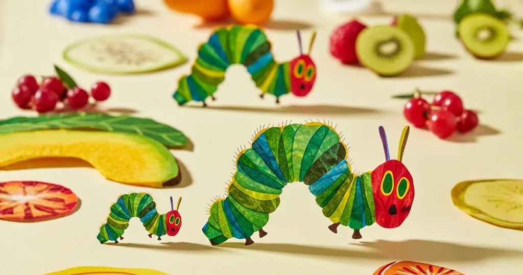 eric carle tissue collage interactive design 1