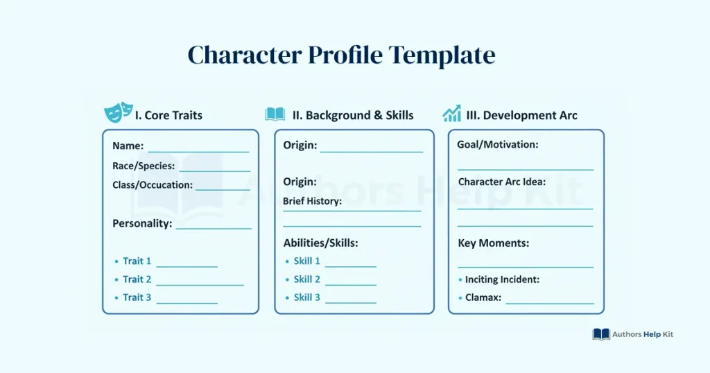 character profile template example